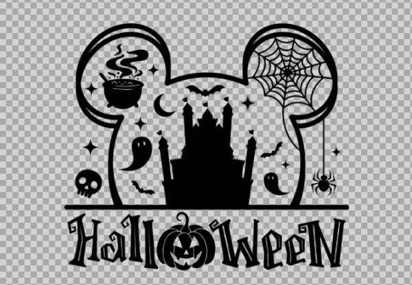 Free SVG Halloween Sign, Haunted House, Kids Sweatshirt Design
