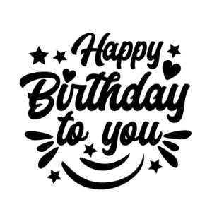 Free SVG Happy Birthday To You