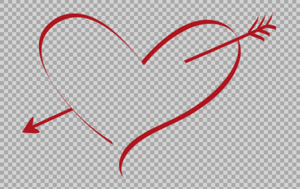 Free SVG Heart And Arrow
