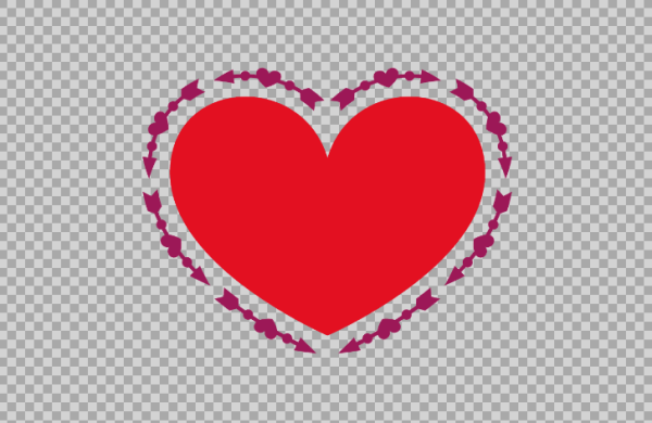 Free SVG Heart Arrow Shape Love
