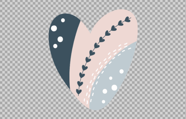 Free SVG Heart Boho