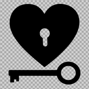 Free SVG Heart Key, Valentines Day