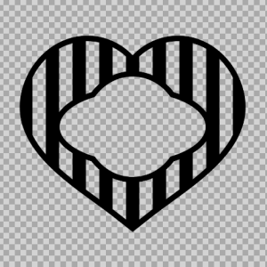 Free SVG Heart Monogram Decoration Love