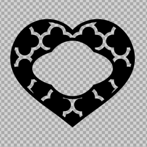 Free SVG Heart Monogram Love