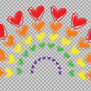 Free SVG Heart Rainbow