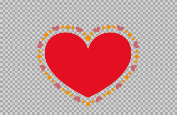 Free SVG Heart Shape Dots