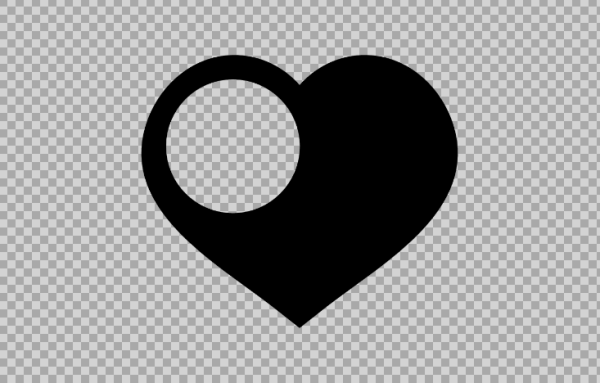 Free SVG Heart Silhouette Monogram Frame