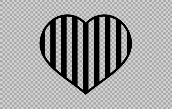 Free SVG Heart Stripes