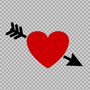 Free SVG Heart With Arrow
