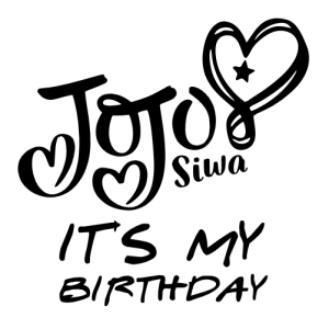 Free SVG Jojo Siwa Birthday