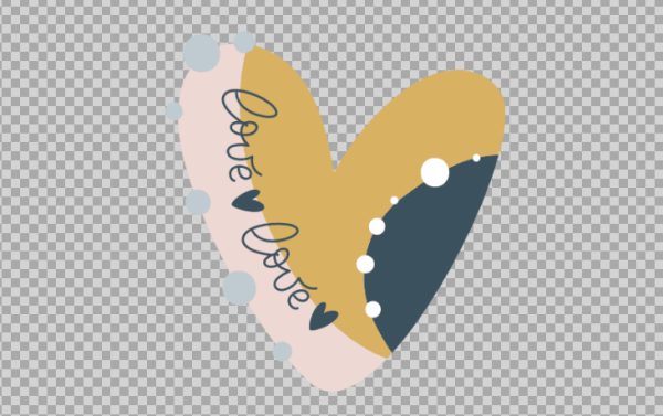 Free SVG Love Heart Boho