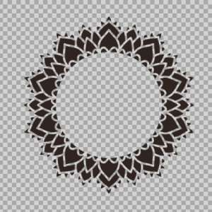 Free SVG Mandala Decorative Frame