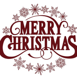 Free SVG Merry Christmas Decorative