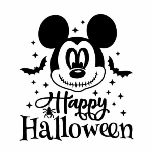 Free SVG Mickey Happy Halloween