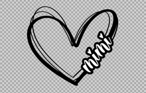 Free SVG Mimi Heart