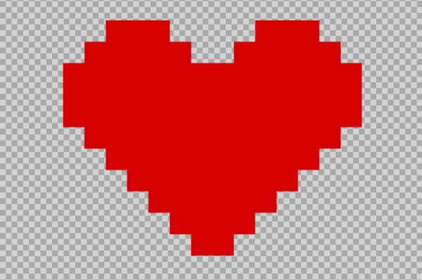 Free SVG Minecraft Pixel Heart