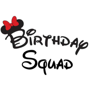 Free SVG Minnie Birthday Squad