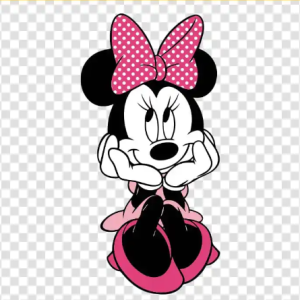 Free SVG Minnie Mouse Full Body Layered