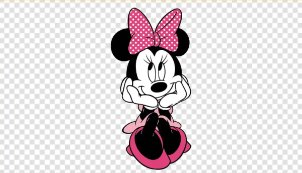 Free SVG Minnie Mouse Full Body Layered