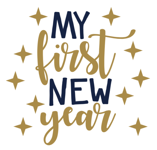 Free SVG My First New Year