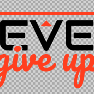 Free SVG Never Give Up Quetos
