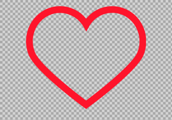 Free SVG Open Heart Outline
