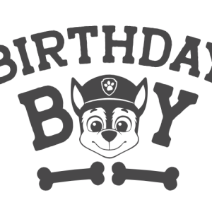 Free SVG Paw Patrol Birthday