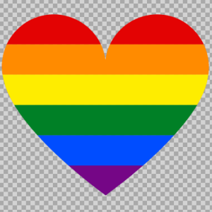Free SVG Rainbow Colored Heart