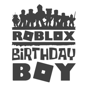 Free SVG Roblox Birthday Boy