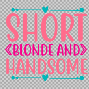 Free SVG Short Blonde And Handsome Quetos