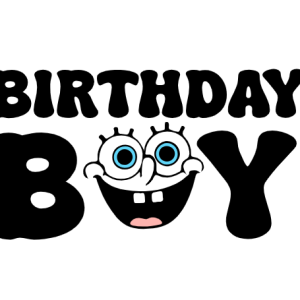 Free SVG Spongebob Birthday