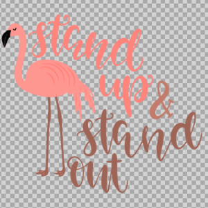 Free SVG Stand Up And Stand Out Quetos