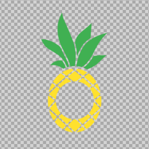 Free SVG Summer Pineapple Monogram Fruit