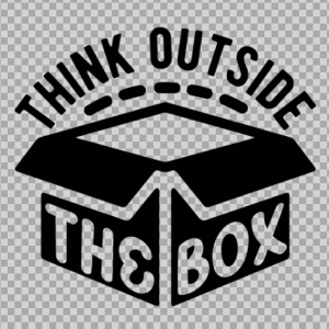 Free SVG Think Outside The Box Inspirational