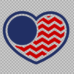 Free SVG USA Flag Heart