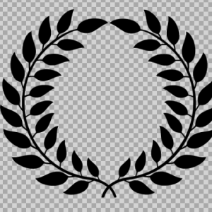 Free SVG Wreath Round Circle Monogram Frame