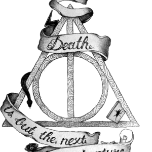 Free SVG Harry Potter Gray Death
