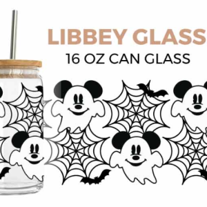 Free Mickey Ghost Libbey SVG