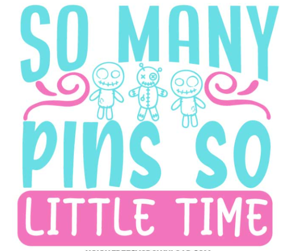 Free So many pins so little time SVG