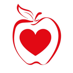 Free Apple with Heart SVG