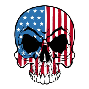 Free 4th of July Skull SVG