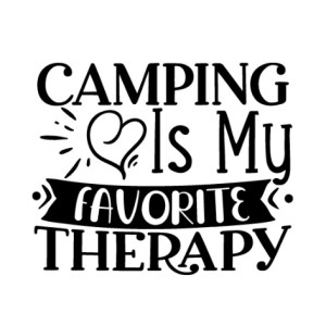 Camping Is My Favorite Therapy 1 Free SVG