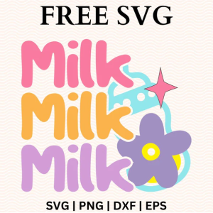 Milk Milk Milk Funny Onesie SVG Free