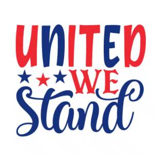 United We Stand Free SVG