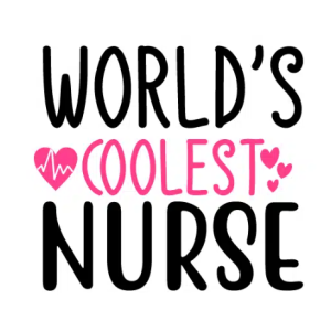 Worlds Coolest Nurse Free SVG