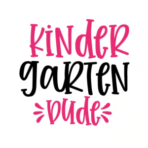 Kindergarten Dude Free SVG