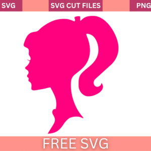 Barbie Silhouette SVG Free