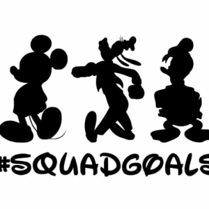 Squadgoals Mickey SVG Free