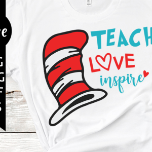 Teach Love Inspire Svg Free