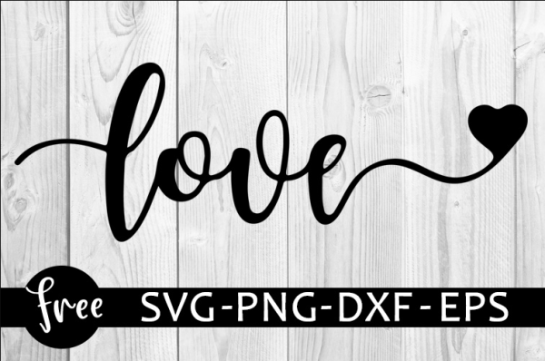 Love Valentine Free Svg